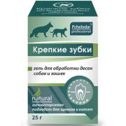 КРЕПКИЕ ЗУБКИ ЗУБНОЙ ГЕЛЬ д/обработки десен собак и кошек 25мл.Арт.1028  1/30