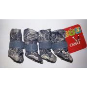 Ботиночки д/собак на флисе р. XS Osso Fashion серые