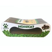 Когтеточка 61*25*20см HOMECAT Мятная волна большая гофрокортон   39387