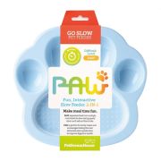 Миска Лапа для медленного кормления 2в1 мини, голубая/PetDreamHouse PAW 2-IN-1 Mini Slow Feeder & Lick Pad Baby Blue Easy, 200 г 0966