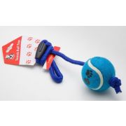 Игрушка д/собак Веревка с тенисным мячем, 51 см T163   2103