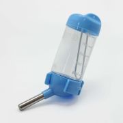 Автопоилка д/грызуна, 80мл пластиковая, с креплением голубая 1/100