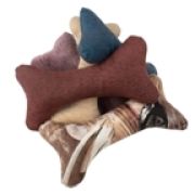 Игрушка д/собак Косточка 17*9см с пищалками 130