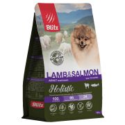 Blitz Holistic Adult Small Breeds Lamb & Salmon сухой корм д/собак мелк.пород, ягненок и лосось 0,5 кг  3114 1/10