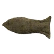 Игрушка д/кошек Рыбка-кусалка 20*10см  ткань 238