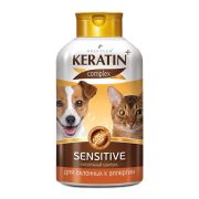 Рольф Клуб шампунь д/аллергичных кошек и собак 400мл KERATIN+ Sensitive R504  1/12