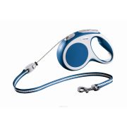 Рулетка 12кг 5м Flexi New Classic cord S голубая blue трос ГЕРМАНИЯ