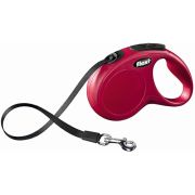 Рулетка 15кг 5м Flexi New Classic tape S  red лента ГЕРМАНИЯ