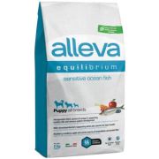 Alleva Equilibrium Sensitive Ocean Fish Puppy All Breeds 2кг сухой корм д/щенков всех пор. с океанической рыбой -3056