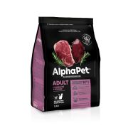 AlphaPet Superpremium 0.4 кг д/кошек и котов взрослых с говядиной и печенью 1/14  0815