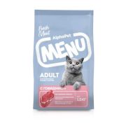 AlphaPet Menu 1,5 кг д/кошек и котов взрослых с говядиной 2765  1/6