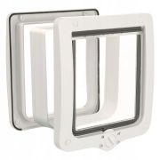 Дверца для кошки 4-Way c туннелем, XL: 24 х 28 см, белый