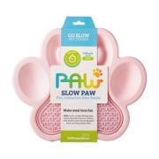 Миска Лапа для медленного кормления 2в1 мини, розовая / PetDreamHouse PAW 2-IN-1 Mini Slow Feeder & Lick Pad Baby Pink Easy, 200 г 0942