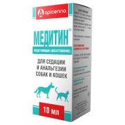 Медитин 0,1% 10 мл (Аpicenna) наркоз д/собак и кошек  1/21