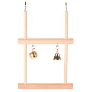 Игрушка д/птиц Качели двойные с колокольчиком, 12,5 х 20 см ТРИКСИ