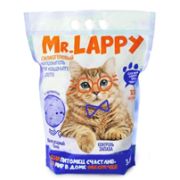 Наполнитель MR.LAPPY д/кошек СИЛИКАГЕЛЕВЫЙ Прохладный бриз 3,8 л/1,7кг 1/8