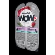 AlphaPet WOW Superpremium 80 гр. д/кошек с чувствит пищевар. утка с потрошками 1/15 1799