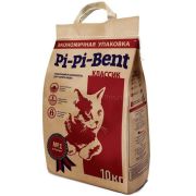 Наполнитель PI-PI-BENT д/кошек КОМКУЮЩИЙСЯ Classic бумажный крафт-пакет 10 кг