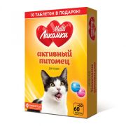 МультиЛакомки Активный питомец для кошек 70 таб 1/30--