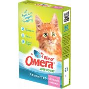 Омега Nео+ К-М №90 д/котят с пребиотиками и таурином ВЕСЕЛЫЙ МАЛЫШ 1т*0,5гр 1/5