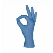 Перчатки XL 6,0 гр нитриловые неопудренные HARD, голубые 1/50