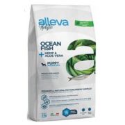 Alleva Holistic Puppy/Junior Ocean Fish Medium 2кг сухой корм д/щенков средних пород с океанической рыбой, коноплей и алое вера 2271